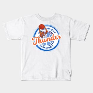 okc thunder basketball Kids T-Shirt